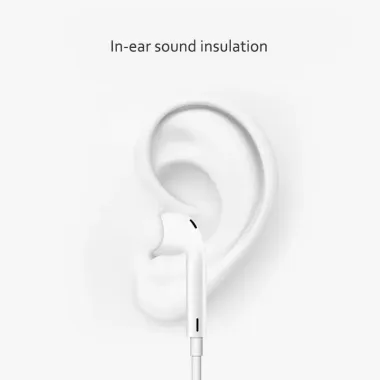 Casti audio cu microfon Lightning White pentru iphone 6/7/8/XS/11/12/13 CU8 N8-5